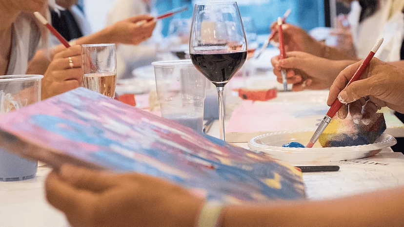 Wine & Canvas - mal, smag og hyg dig